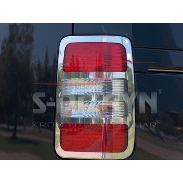S-Dizayn VW Caddy Krom Stop Çerçevesi 2 Prç 2004-2015