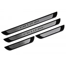 S-Dizayn Peugeot 308 2 HB Krom Kapı Eşik Koruması Exclusive Line 2013 Üzeri 4 Parça