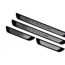 S-Dizayn Peugeot 308 2 HB Krom Kapı Eşik Koruması Exclusive Line 2013 Üzeri 4 Parça