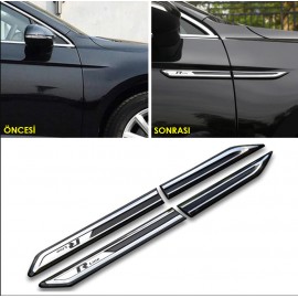 S-Dizayn VW Passat B8 ABS Krom Çamurluk Çıtası 4 Prç. R Line 2015 ve Üzeri