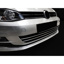 S-Dizayn VW Golf 7 Krom Ön Tampon Çıtası 2 Prç. 2013-2017