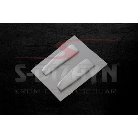 S-Dizayn Fiat Grande Punto Chrome Door Handle 2 Doors 2 Pieces 2006-2018