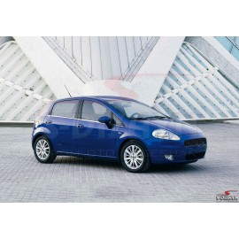 S-Dizayn Fiat Grande Punto Krom Cam Çıtası 6 Prç 2006-2018