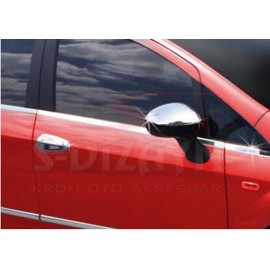 S-Dizayn Fiat Linea Krom Cam Çıtası 8 Prç 2007-2018
