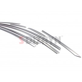 S-Dizayn Ford Fiesta Krom Cam Üst Çıtası 8 Parça 2009-2017