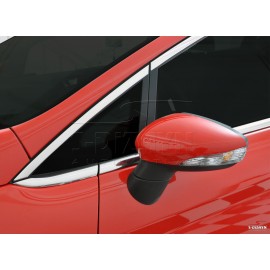 S-Dizayn Ford Fiesta Krom Cam Üst Çıtası 8 Parça 2009-2017