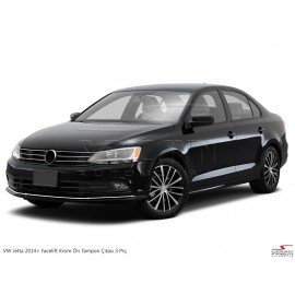 S-Dizayn VW Jetta Krom Ön Tampon Çıta 3 Prç. 2014 Üzeri