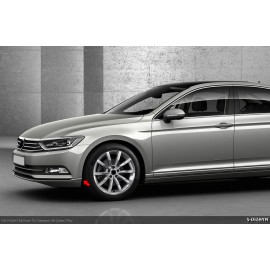 S-Dizayn VW Passat B8 Krom Ön Tampon Alt Çıtası 3 Parça 2015-2019