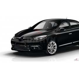 S-Dizayn Renault Fluence Krom Ön Tampon Çıtası 4 Prç. 2013 Üzeri Makyajlı