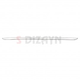 S-Dizayn Hyundai i20 Krom Bagaj Alt Çıtası 2014-2018