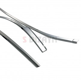 S-Dizayn VW Passat B8 Krom Ön Tampon Alt Çıtası 3 Parça 2015-2019