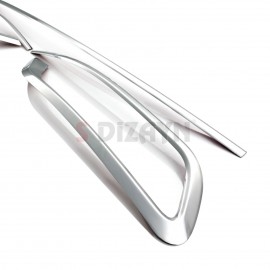 S-Dizayn VW Passat B8.5 Krom Egzoz Görünümü Difüzör Çıtası 3 Parça 2019 ve Üzeri