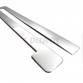 S-Dizayn Peugeot Rifter Krom Sürgülü Kapı Çıtası 2019 Üzeri