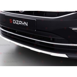 S-Dizayn VW Tiguan Krom Ön Tampon Çıtası 2020-2024 (Parlak Krom)