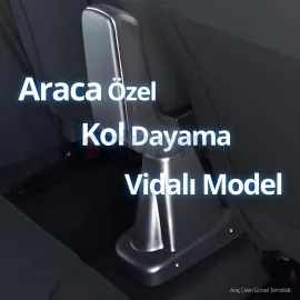S-Dizayn Opel Combo C Kol Dayama Kolçak ABS Vidalı Siyah 2001-2011 A+Kalite