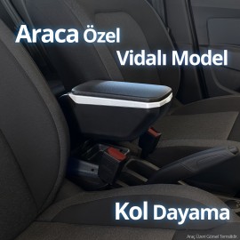 S-Dizayn Fiat Fiorino Kol Dayama Kolçak ABS Vidalı Gri 2008 Üzeri A+Kalite