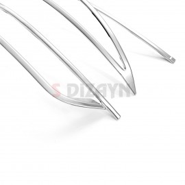 S-Dizayn Fiat Egea SD Krom Arka Tampon Difüzör Çıtası 3 Prç. 2015 Üzeri