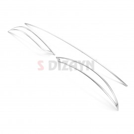 S-Dizayn Fiat Egea SD Krom Arka Tampon Difüzör Çıtası 3 Prç. 2015 Üzeri