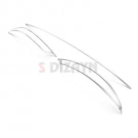 S-Dizayn Fiat Egea SD Krom Arka Tampon Difüzör Çıtası 3 Prç. 2015 Üzeri