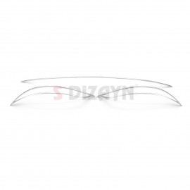 S-Dizayn Fiat Egea SD Krom Arka Tampon Difüzör Çıtası 3 Prç. 2015 Üzeri