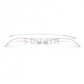 S-Dizayn Fiat Egea SD Krom Arka Tampon Difüzör Çıtası 3 Prç. 2015 Üzeri