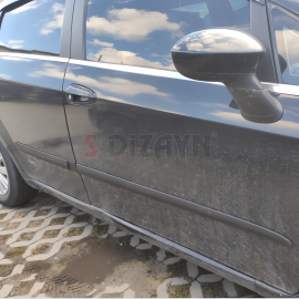 S-Dizayn Fiat Punto ABS Plastic Side Door Protection Strip 2010-2018 A+ Quality