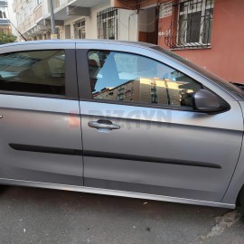 S-Dizayn Peugeot 301 ABS Plastik Yan Kapı Koruma Çıtası 2013 Üzeri A+ Kalite