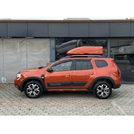 S-Dizayn Dacia Duster 2 Kapı Koruma ve Çamurluk Kaplaması Dodik Seti Mat Krom Yazılı 12 Prç 2018 Üzeri A+ Kalite