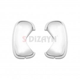S-Dizayn Opel Vivaro ABS Chrome Mirror Cover 2 Pieces 2010-2014