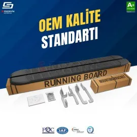 S-Dizayn Fiat Egea Cross S-Line Siyah Yan Basamak 183 Cm 2020 Üzeri