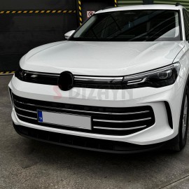 S-Dizayn VW Tiguan 3 Krom Ön Tampon Çıtası 6 Prç. 2024 Üzeri A+ Kalite