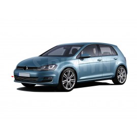 S-Dizayn VW Golf 7 Krom Ön Tampon Çıtası 2 Prç. 2013-2017