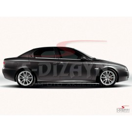 S-Dizayn Alfa Romeo 156 Krom Cam Çıtası 4 Prç 1997-2007
