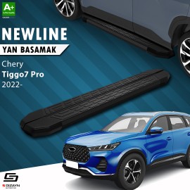 S-Dizayn Chery Tiggo7 Pro NewLine Siyah Yan Basamak 183 Cm 2022 Üzeri
