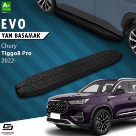 S-Dizayn Chery Tiggo8 Pro Evo Siyah Yan Basamak 183 Cm 2022 Üzeri