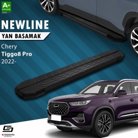 S-Dizayn Chery Tiggo8 Pro NewLine Black Side Step 183 Cm 2022 Onwards
