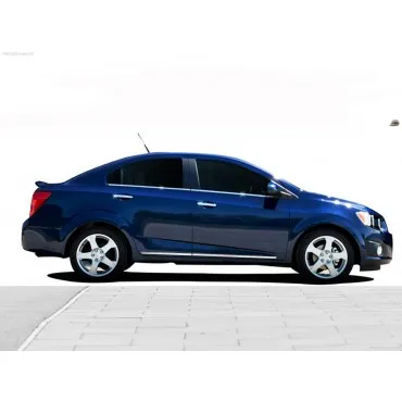 S-Dizayn Chevrolet Aveo 2 SD Kapı Koruma Çıtası Krom 2011-2020