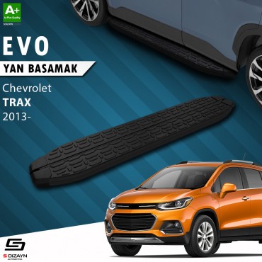 S-Dizayn Chevrolet Trax Evo Siyah Yan Basamak 163 Cm 2013 Üzeri