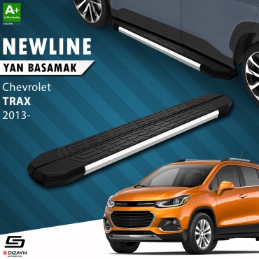 S-Dizayn Chevrolet Trax NewLine Krom Yan Basamak 163 Cm 2013 Üzeri