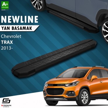 S-Dizayn Chevrolet Trax NewLine Siyah Yan Basamak 163 Cm 2013 Üzeri