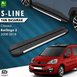 S-Dizayn Citroen Berlingo 2 S-Line Aluminyum Yan Basamak 193 Cm 2008-2018