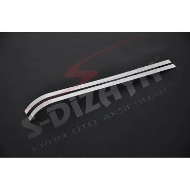 S-Dizayn Citroen Berlingo Krom Sürgülü Kapı Çıtası 2 Prç 2008-2018