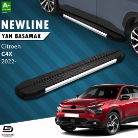 S-Dizayn Citroen C4 X NewLine Krom Yan Basamak 183 Cm 2022 Üzeri