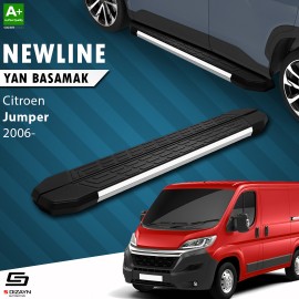 S-Dizayn Citroen Jumper 3 Uzun Şase NewLine Krom Yan Basamak 313 Cm 2006 Üzeri