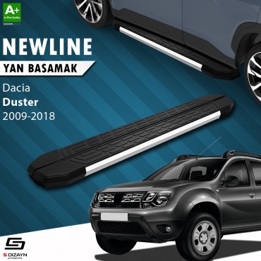 S-Dizayn Dacia Duster NewLine Krom Yan Basamak 173 Cm 2009-2018