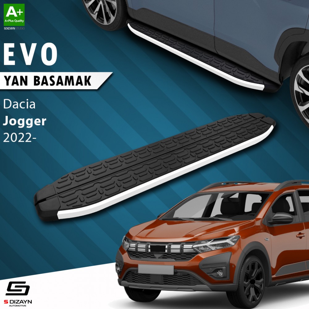 S-Dizayn Dacia Jogger Evo Aluminyum Yan Basamak 213 Cm 2022 Üzeri