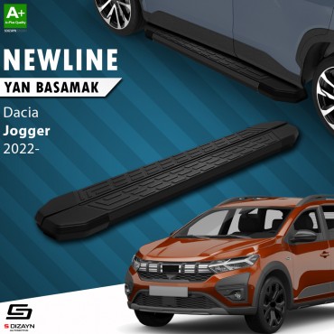 S-Dizayn Dacia Jogger NewLine Siyah Yan Basamak 213 Cm 2022 Üzeri