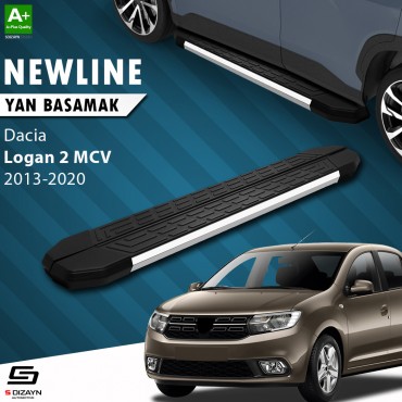 S-Dizayn Dacia Logan 2 MCV NewLine Krom Yan Basamak 183 Cm 2013-2020