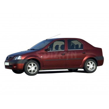 S-Dizayn Dacia Logan Krom Cam Çıtası 4 Prç 2005-2013