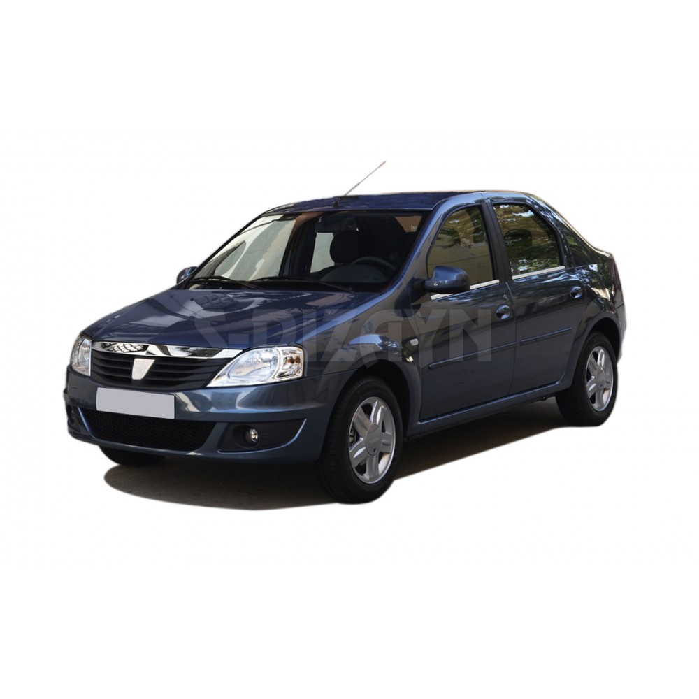 S-Dizayn Dacia Logan Krom Cam Çıtası 4 Prç 2008-2013